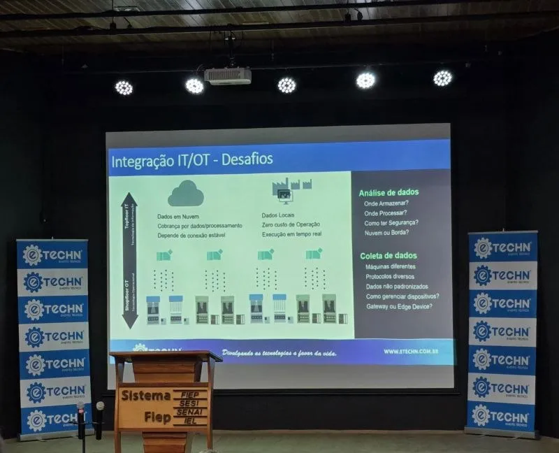 Registro 1 do ETECHN 2025, Indústria Segura, em Arapongas, PR