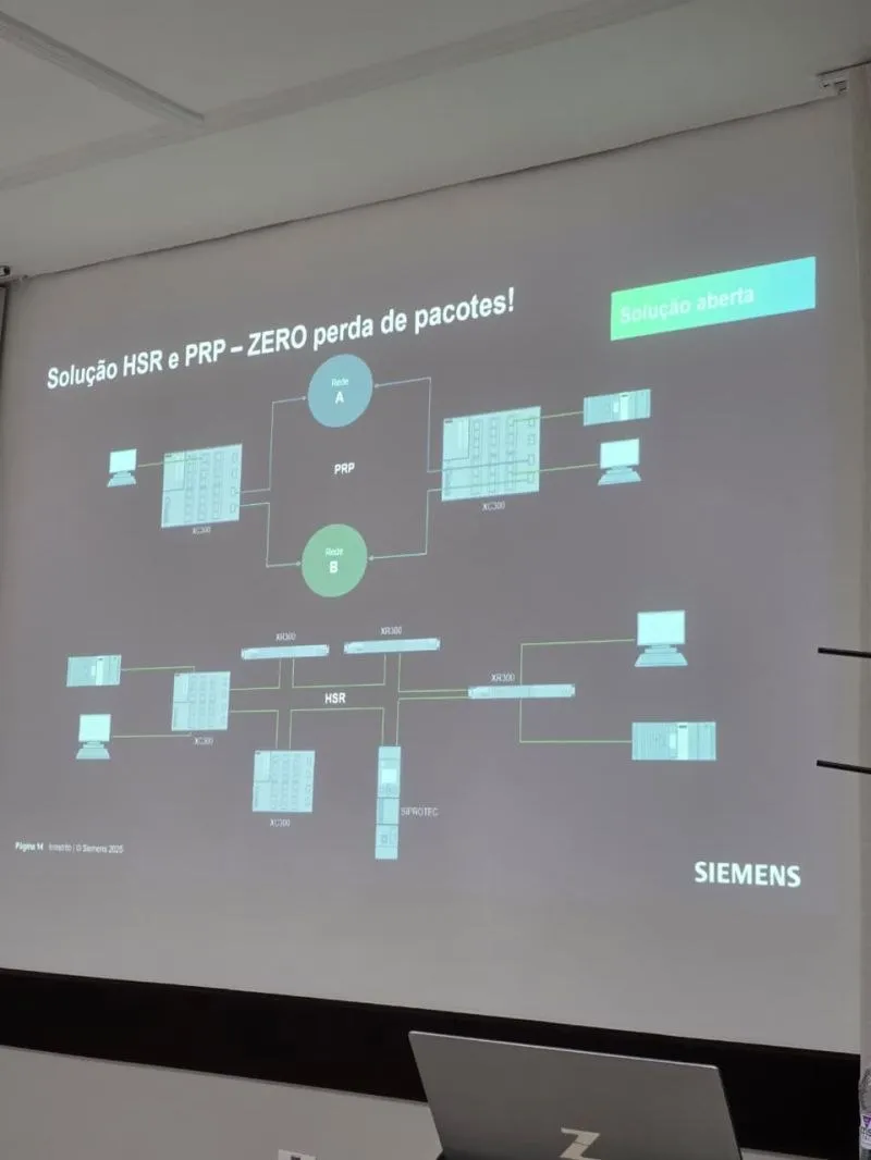 Registro 3 do Jornadas Técnicas Siemens, Conectividade Industrial, em Curitiba, PR